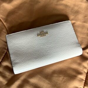 Coach Long Leather Wallet Floral Interior Design